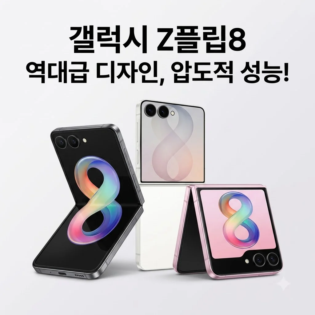 갤럭시 Z플립8 512GB 자급제 SM-F776N, 역대급 디자인에 성능까지 다 잡았네요!