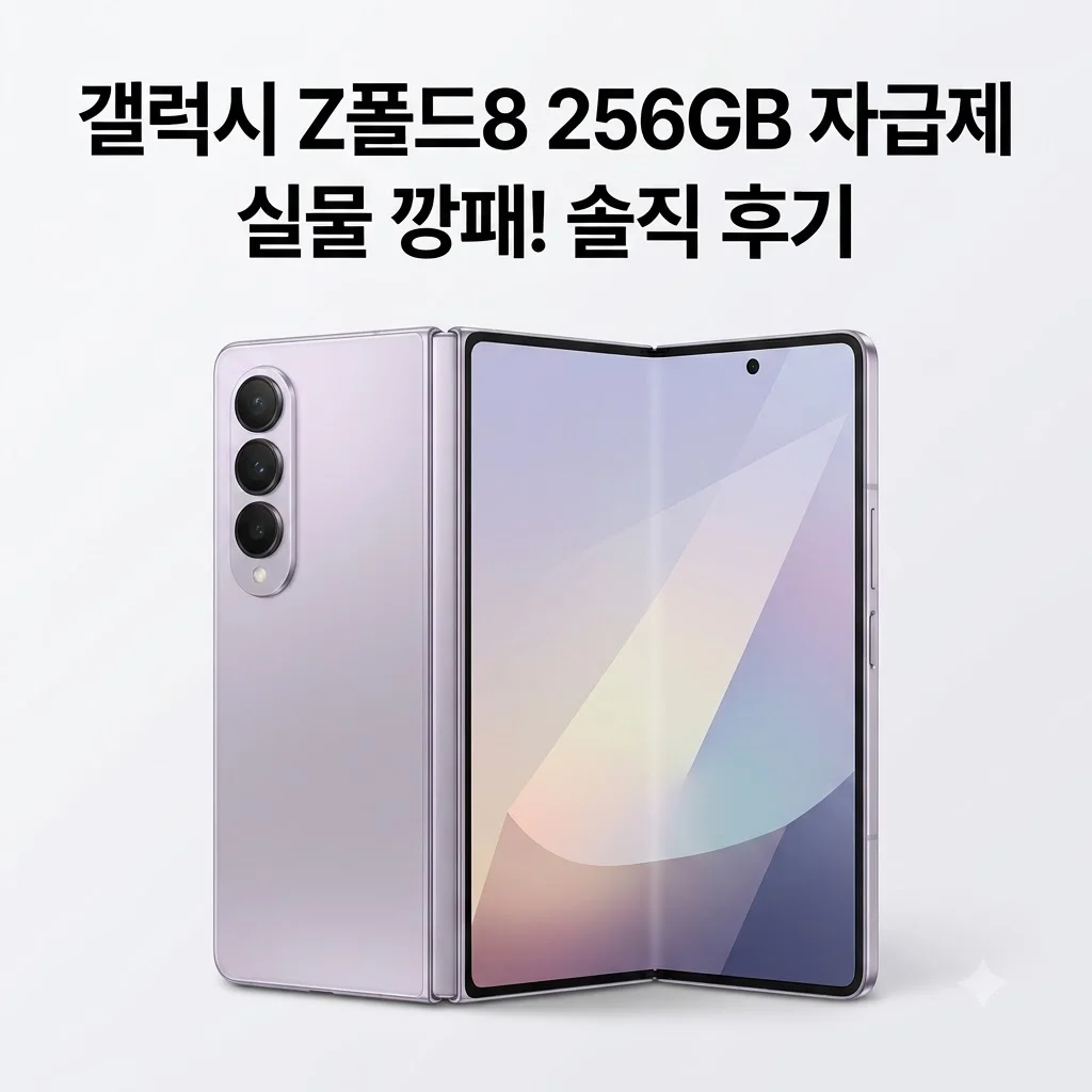 갤럭시 Z폴드8 256GB 자급제 SM-F971N 실물 깡패! 역대급 혜택과 솔직 후기