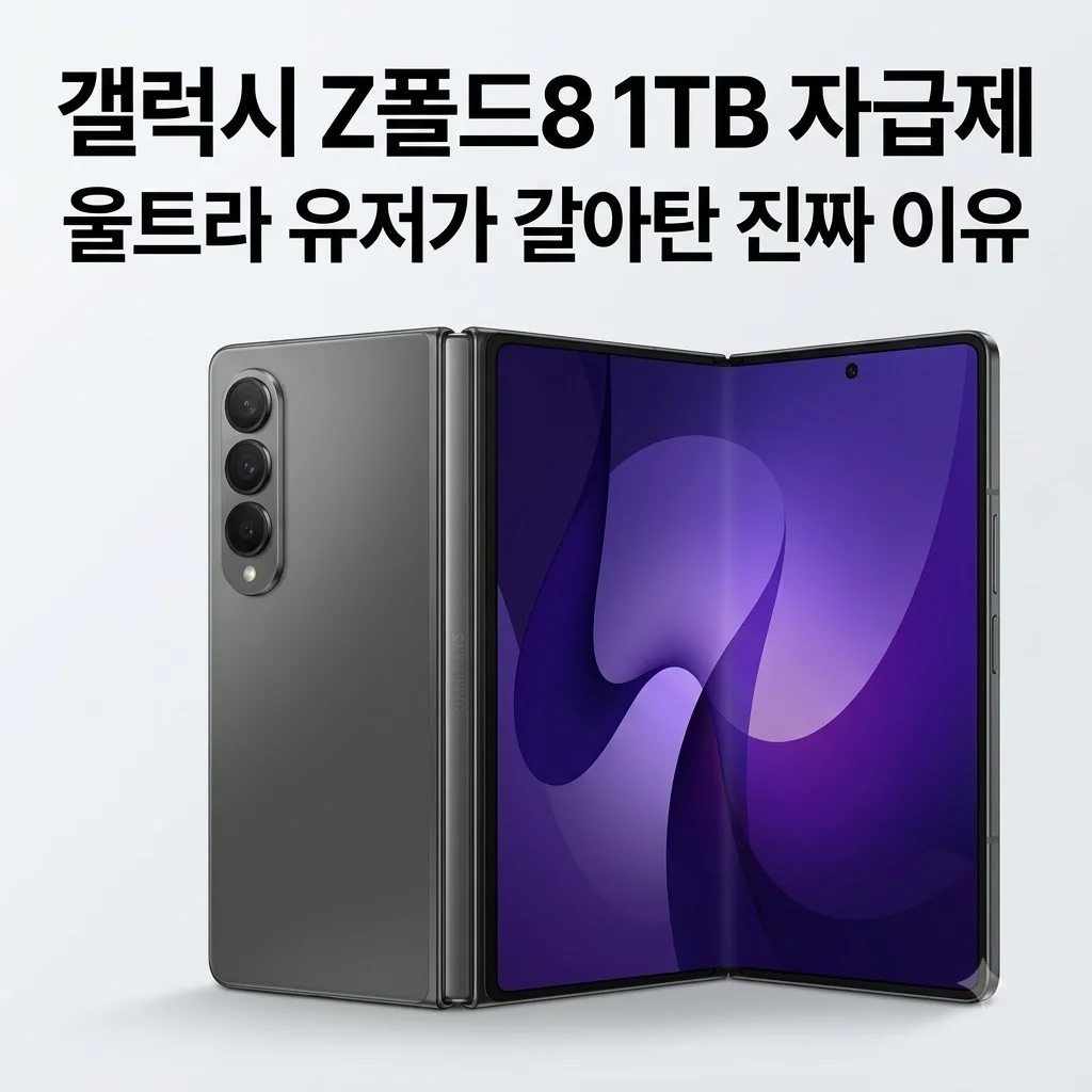갤럭시 Z폴드8 1TB 자급제 SM-F971N, 울트라 유저가 갈아탄 진짜 이유