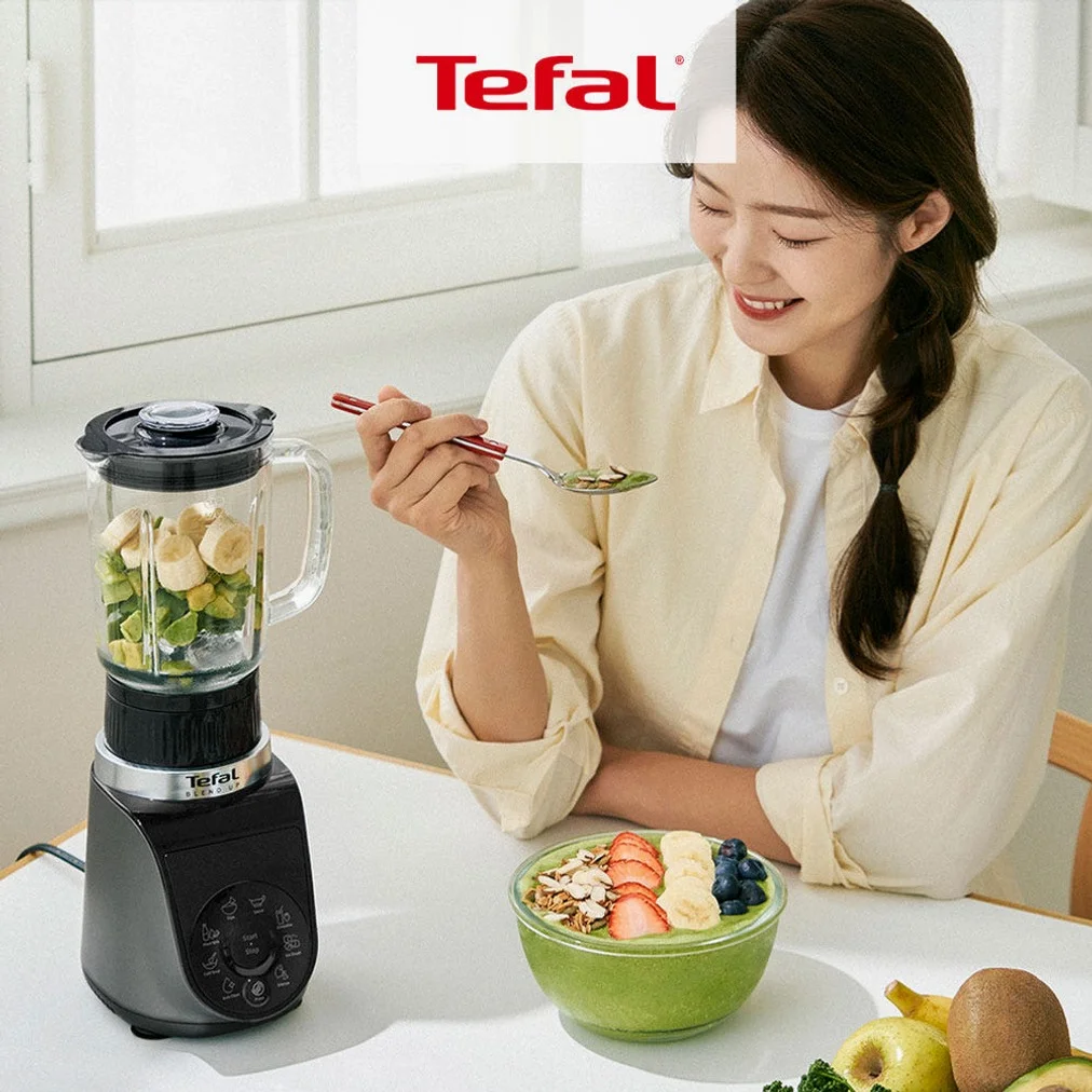 테팔 슬림핏 초고속 유리 믹서기 블렌더 블렌드업 BL195EK0 미니 소형 저소음 이유식 상세 이미지 8