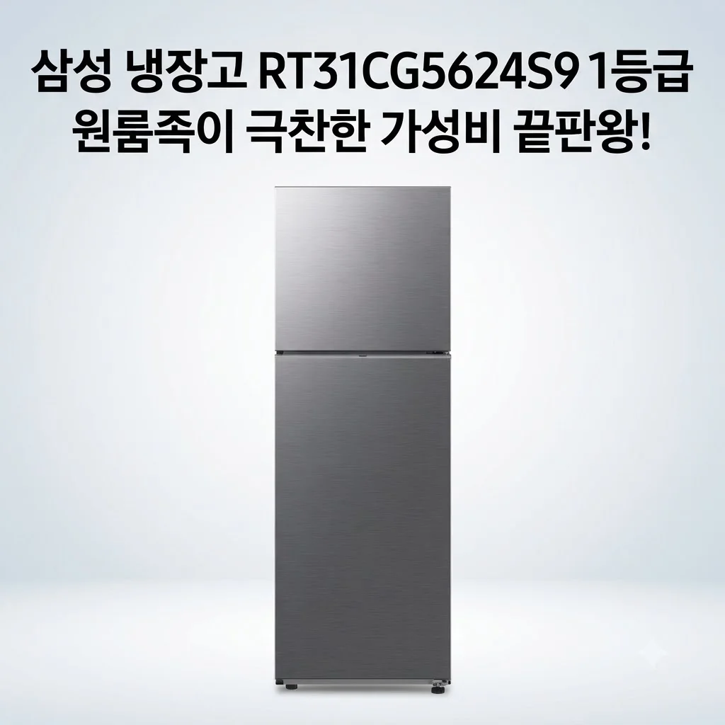 삼성 냉장고 RT31CG5624S9 1등급, 원룸족이 극찬한 가성비 끝판왕!