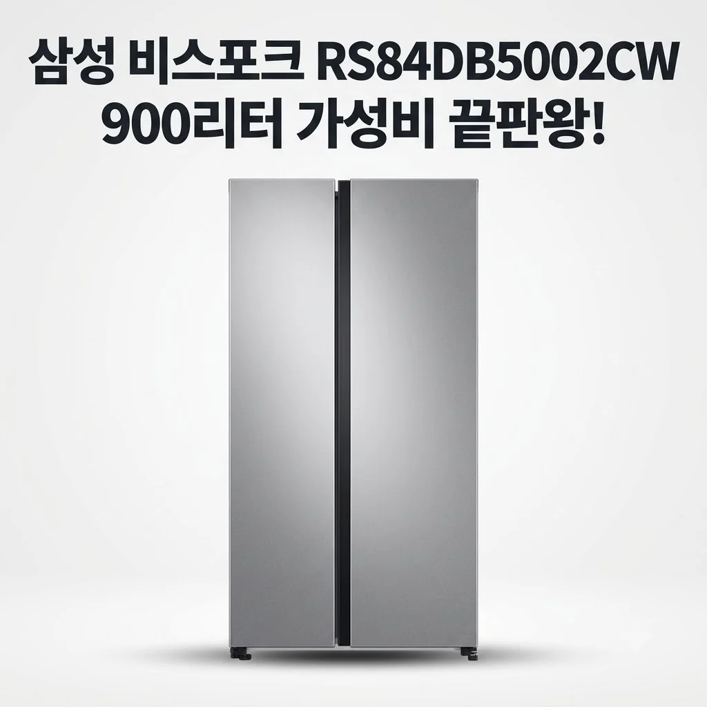 삼성 비스포크 RS84DB5002CW 냉장고 900리터급 가성비 끝판왕 후기