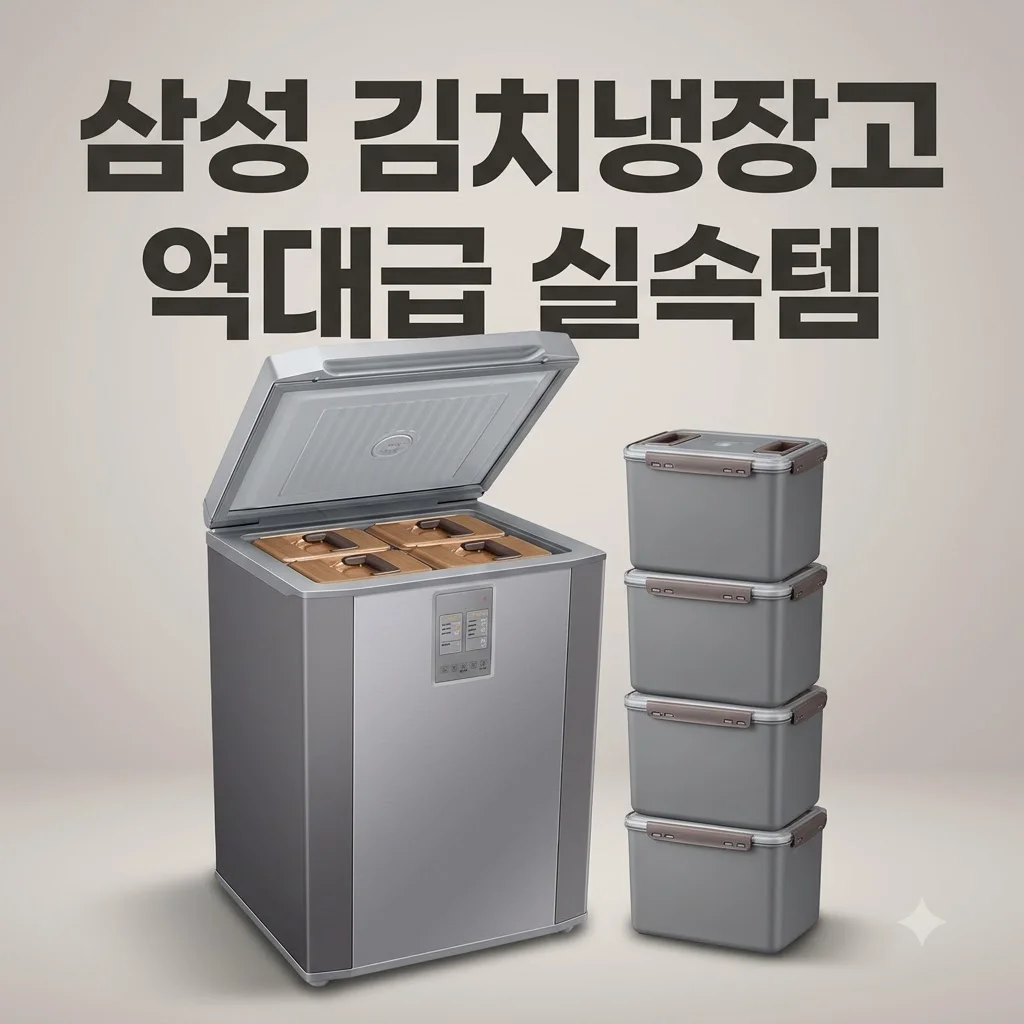 삼성 김치냉장고 뚜껑형 RP13 소형 미니 김냉, 좁은 집도 문제없는 역대급 실속템