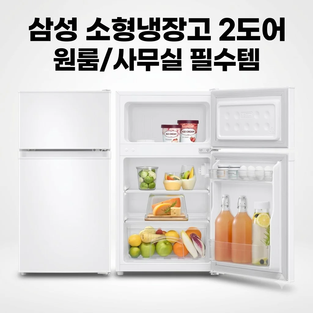 삼성 소형냉장고 2도어 82L 원룸 사무실 1인가구 필수템 솔직 후기