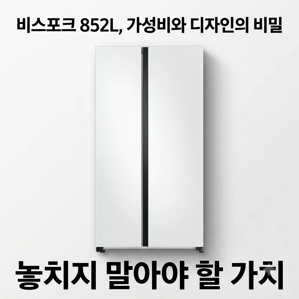 삼성 비스포크 냉장고 RS70F84N2Y 852L 역대급 가성비와 디자인의 비밀
