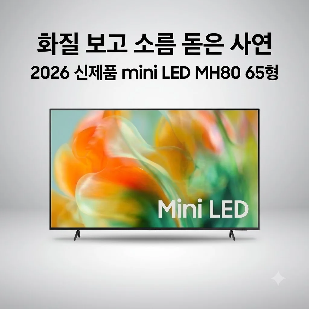 삼성 2026 신제품 mini LED TV MH80 65인치, 화질 보고 소름 돋은 사연