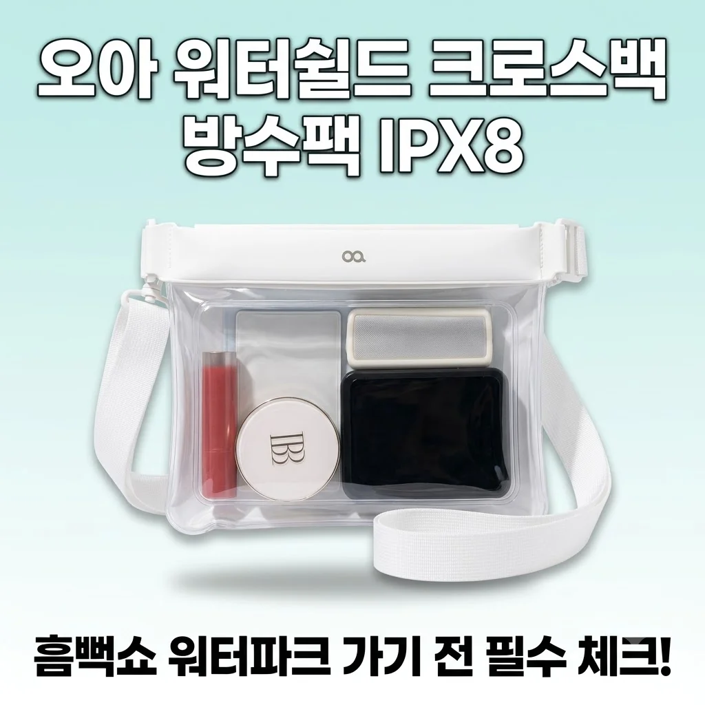 오아 워터쉴드 크로스백 방수팩 IPX8, 흠뻑쇼 워터파크 가기 전 필수 체크!