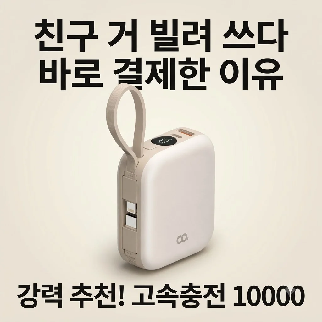 오아 퀵듀오 보조배터리 10000 기내반입 고속충전, 친구 거 빌려 쓰다 바로 결제한 이유