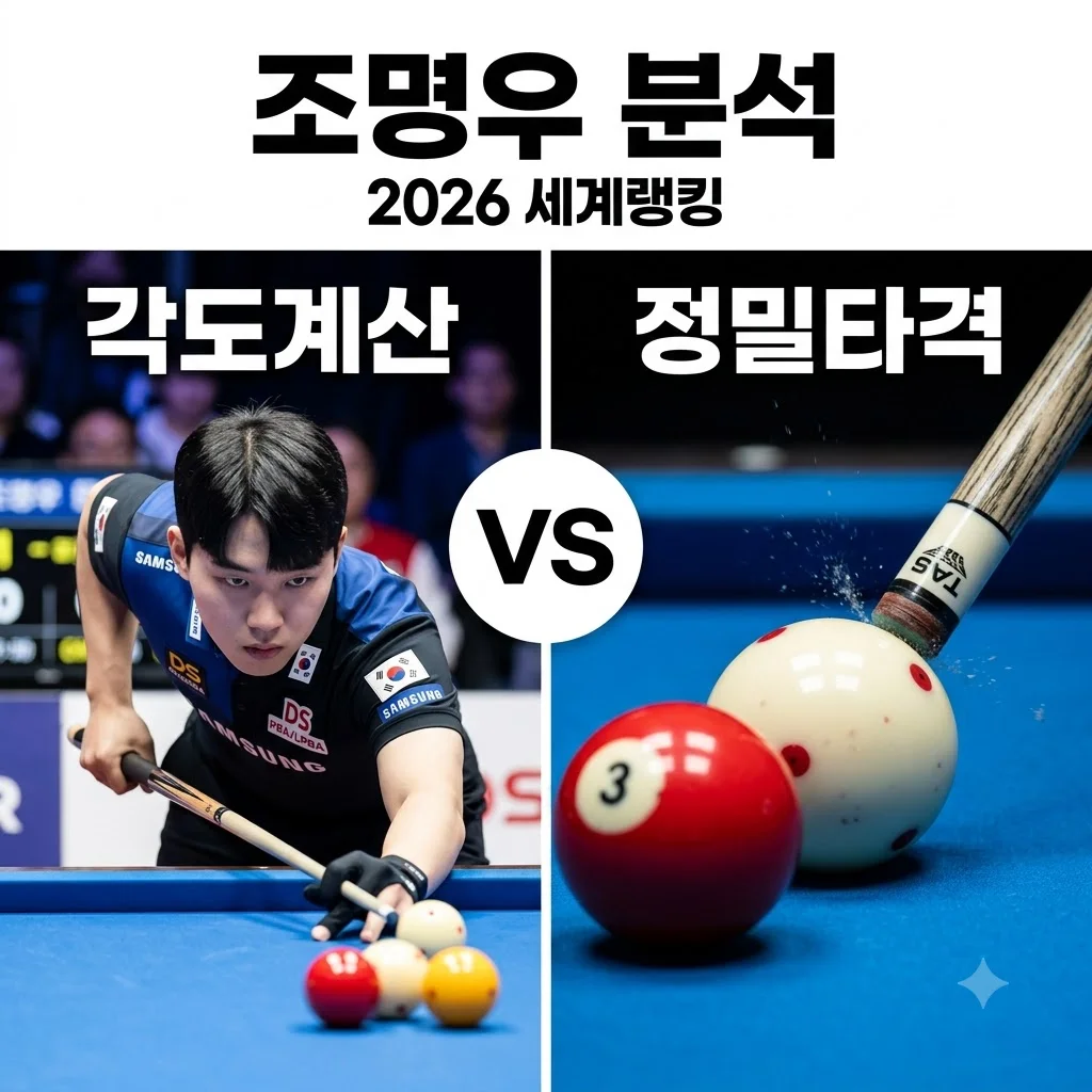 조명우 당구 천재의 2026년 세계 랭킹과 경기 운영 비결 분석