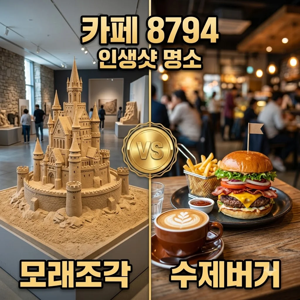 카페 8794 샌드 뮤지엄 완벽 가이드: 입장료 주차 메뉴까지