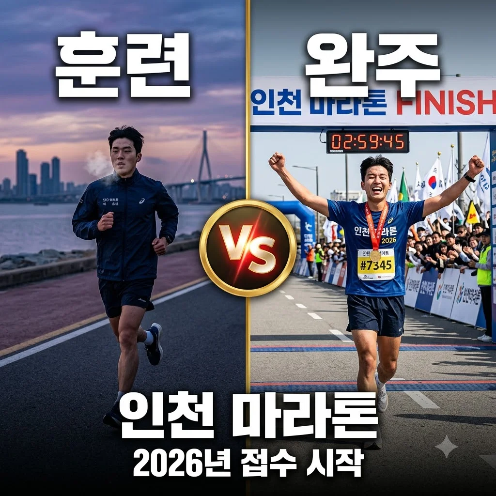 2026 인천 마라톤 일정 코스 기념품 및 접수 방법 완벽 가이드