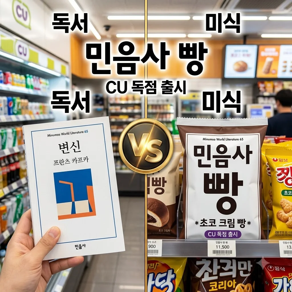 민음사 빵 파는곳 종류 총정리! CU 편의점에서 즐기는 문학의 맛
