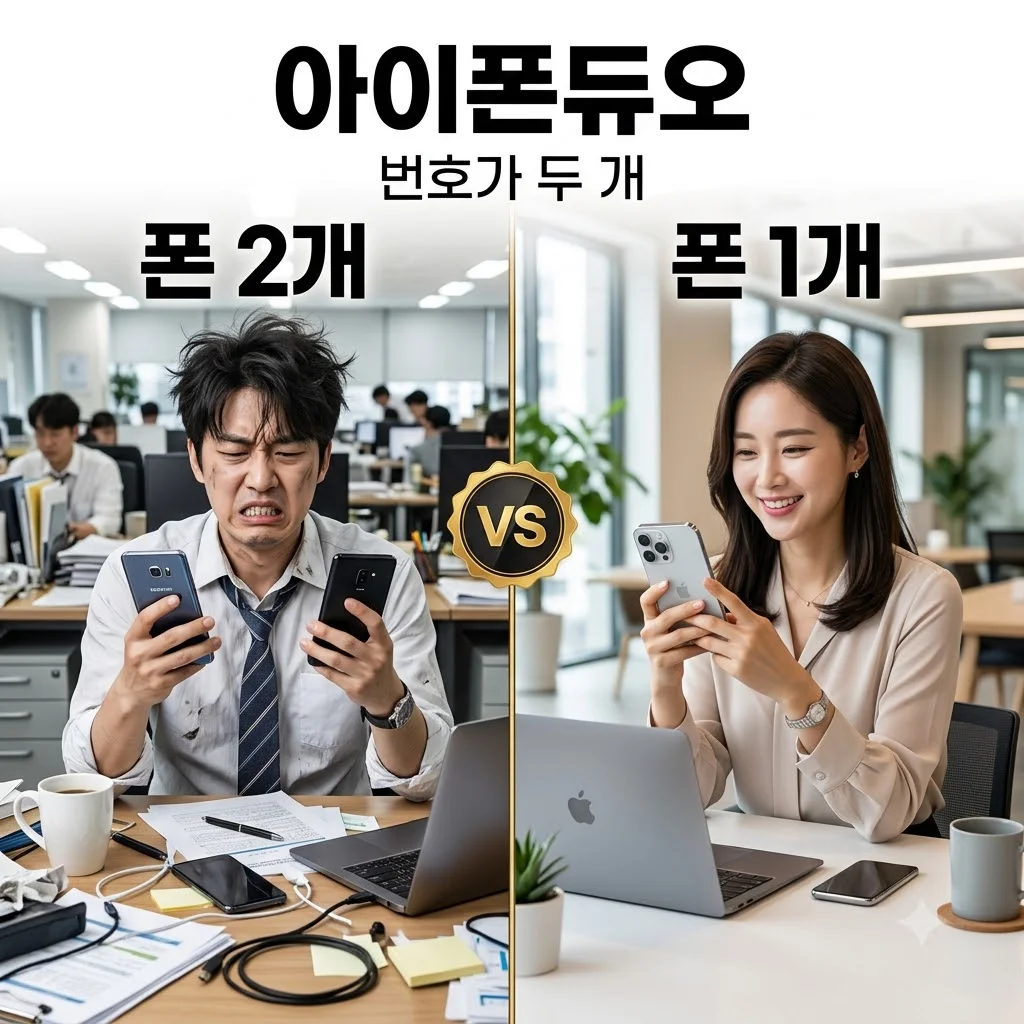아이폰듀오 활용법: eSIM 듀얼심으로 번호 2개 사용하는 완벽 가이드