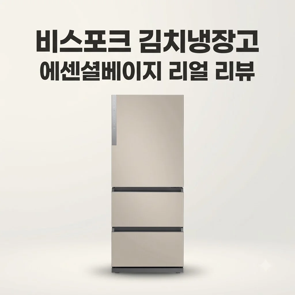 삼성 비스포크 김치냉장고 3도어 328L RQ33DG71J2ET 에센셜베이지 후기