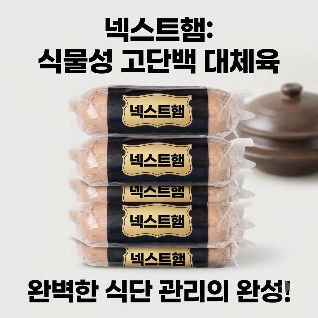 넥스트햄 비건햄 식물성 단백질 고단백 저지방 대체육으로 식단 관리 끝