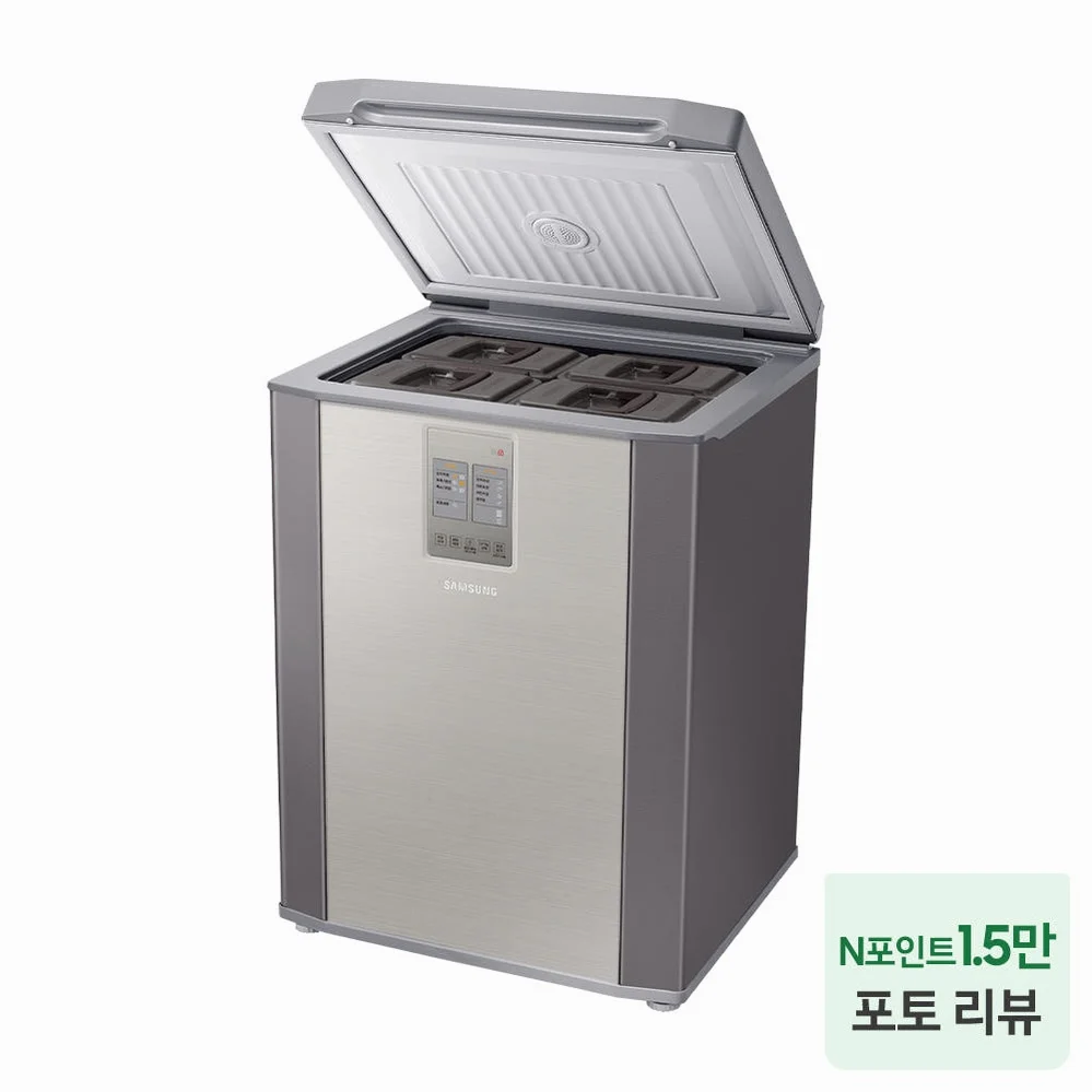 삼성 뚜껑형 김치냉장고 1도어 126L RP13C1022Z1 세린 실버 상세 이미지 2