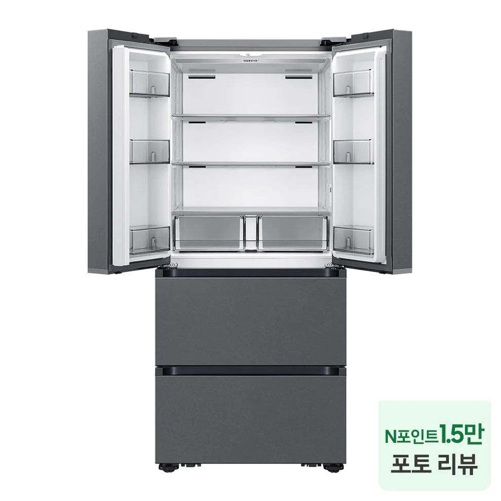 삼성 비스포크 AI 김치냉장고 4도어 490L 에센셜 다크 메탈(RK70F49M2DD) 상세 이미지 6