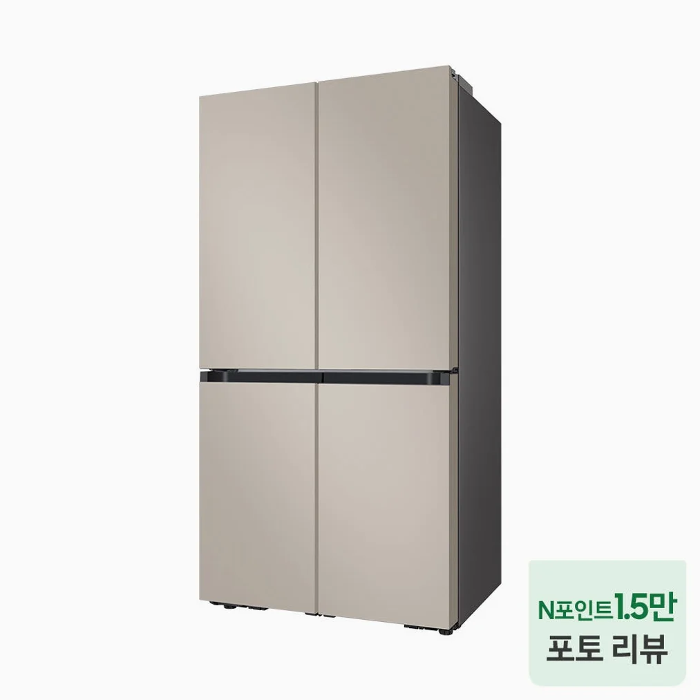 삼성 비스포크 AI 냉장고 4도어 905L 에센셜 베이지(RM70F90R2GD) 상세 이미지 2