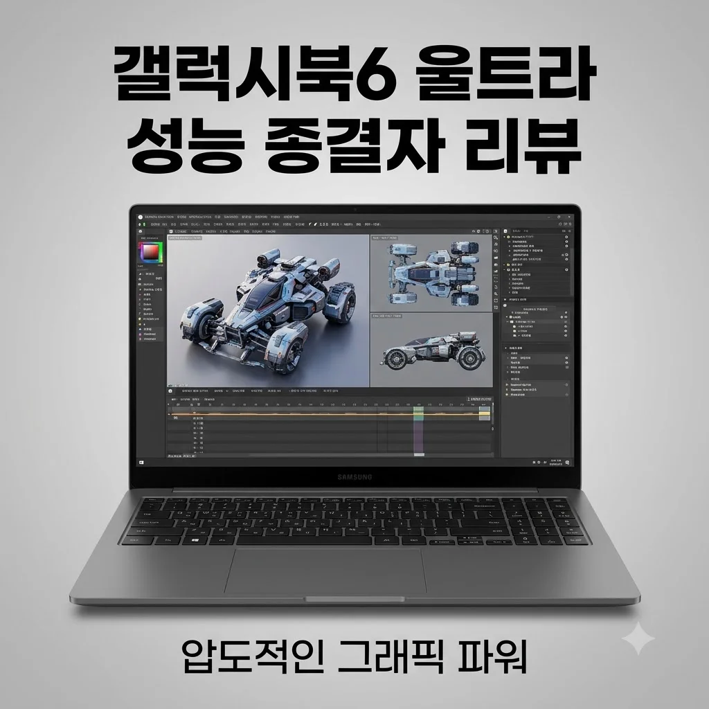 갤럭시북6 울트라 NT960UJH-X72A RTX 5060 탑재 성능 종결자 리뷰