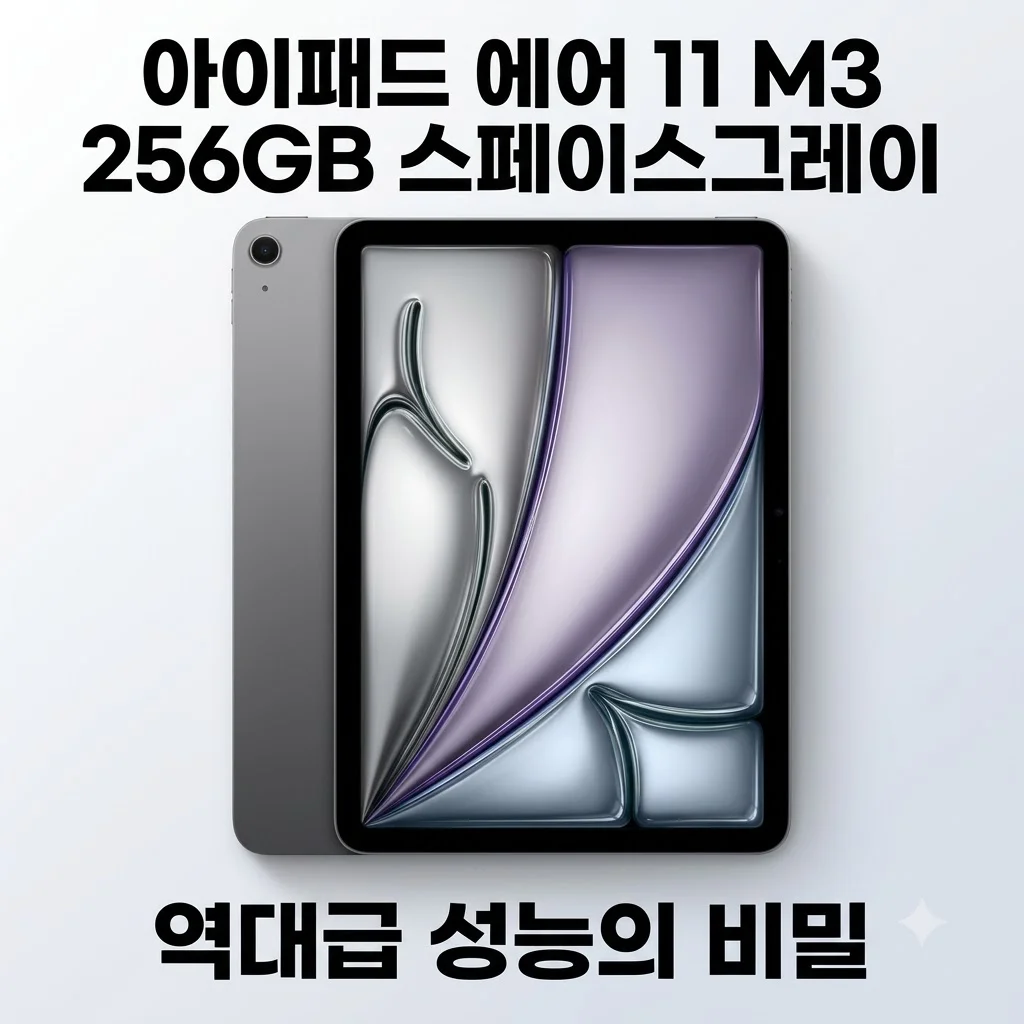 아이패드 에어 11 M3 256GB 스페이스그레이, 역대급 성능의 비밀