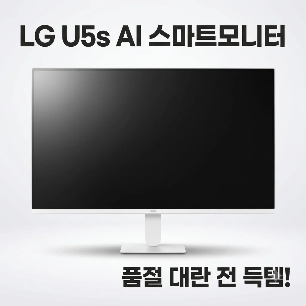 LG U5s AI 스마트모니터 32U501SBW 삶의 질 상승템, 품절 대란 전 득템하세요
