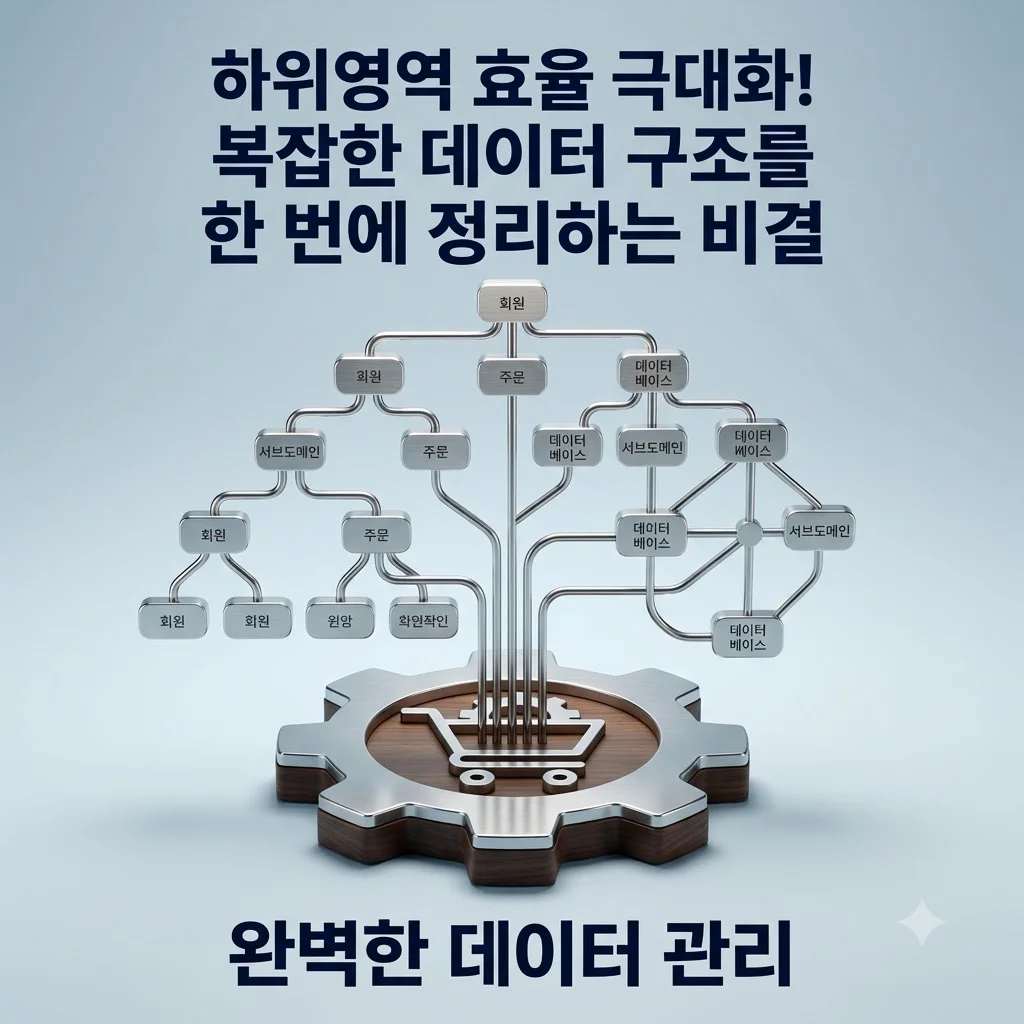 하위영역 효율 극대화! 복잡한 데이터 구조를 한 번에 정리하는 비결
