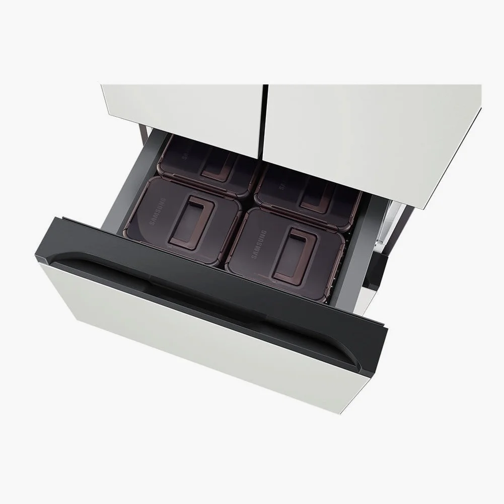 삼성 비스포크 AI 김치냉장고 4도어 490L 1등급 코타 화이트(RK70F49M1A) 상세 이미지 1