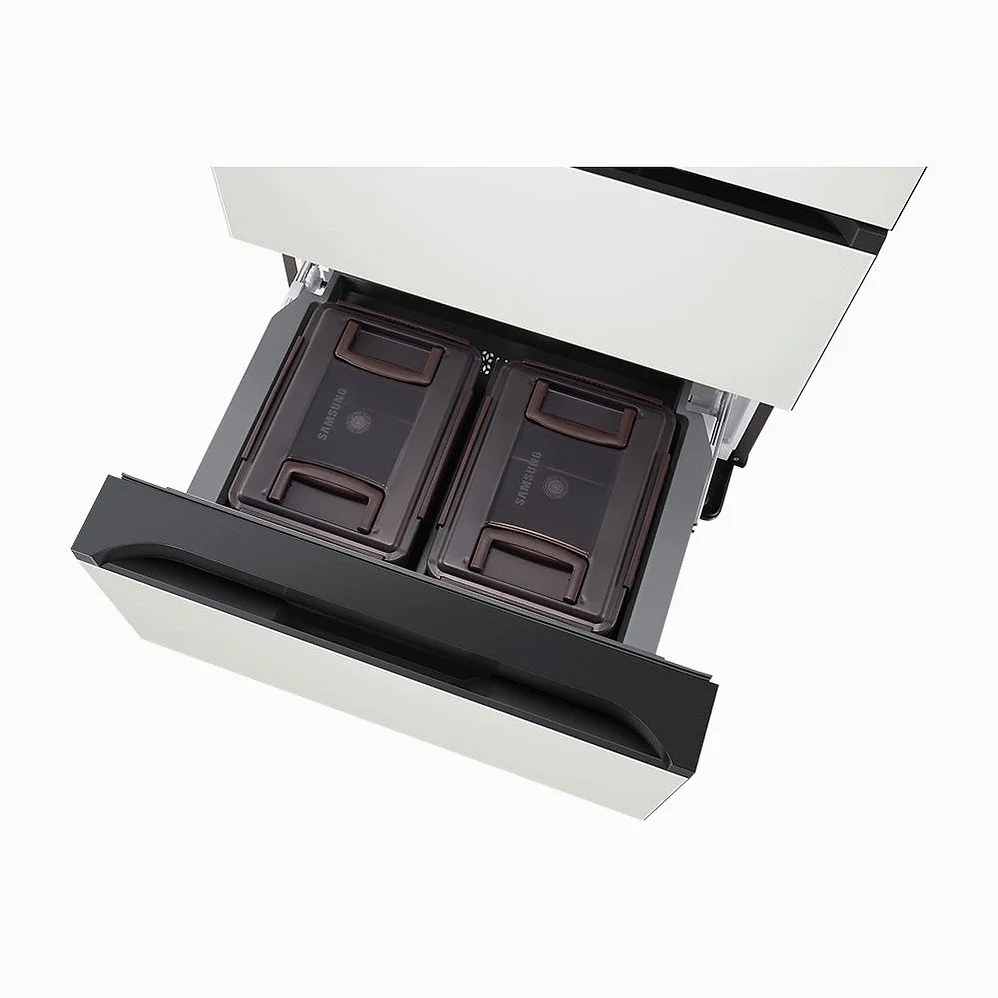 삼성 비스포크 AI 김치냉장고 4도어 490L 1등급 코타 화이트(RK70F49M1A) 상세 이미지 2
