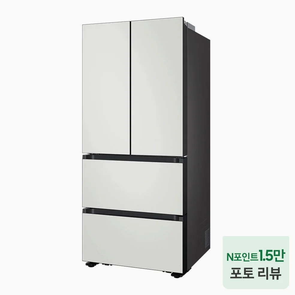 삼성 비스포크 AI 김치냉장고 4도어 490L 1등급 코타 화이트(RK70F49M1A) 상세 이미지 5