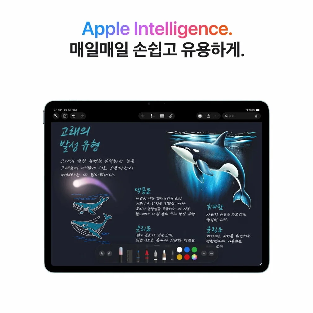애플 아이패드 에어 11 M4 WiFi 스페이스 그레이, 256GB, WiFi전용 상세 이미지 2