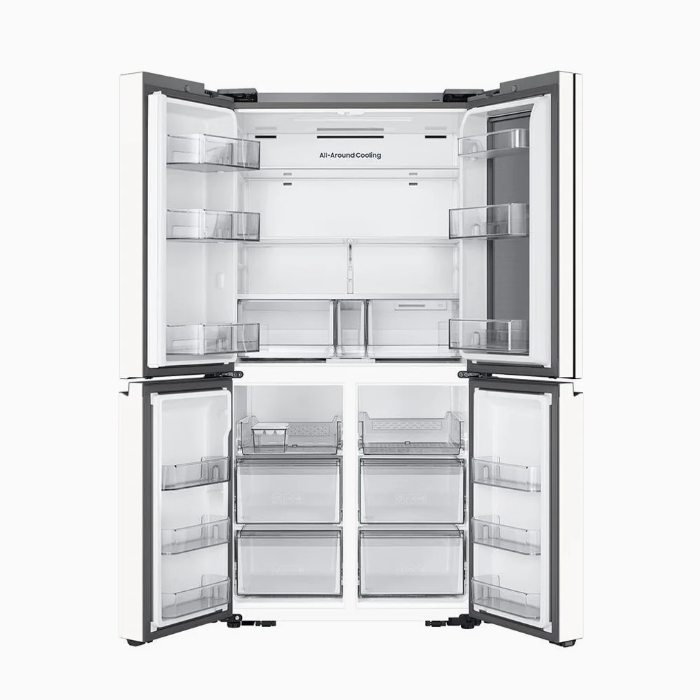 삼성 비스포크 AI 냉장고 4도어 902L 1등급 푸드쇼케이스 에센셜 화이트(RM70F90M1ZD) 상세 이미지 1