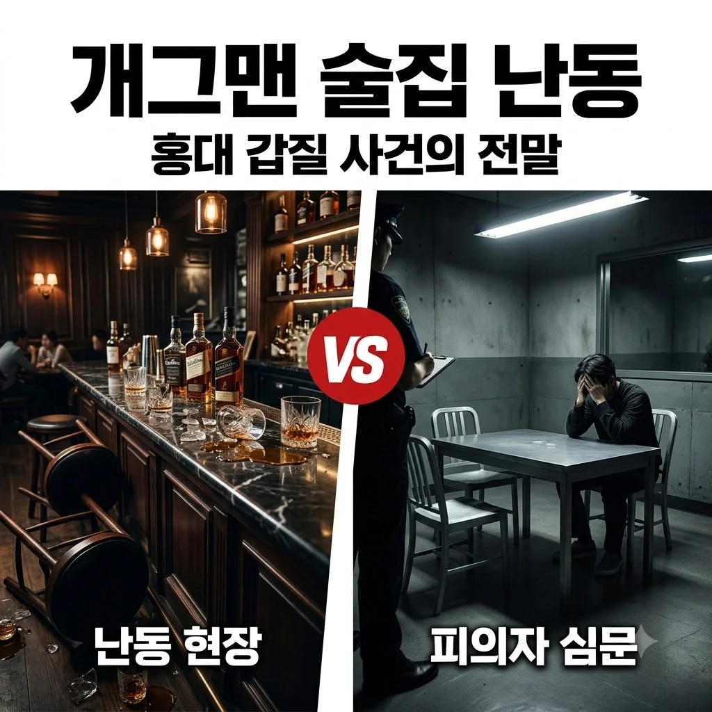 공채 개그맨 술집 난동 사건 전말 | SBS 출신 주장 홍대 위스키바 난동 실체