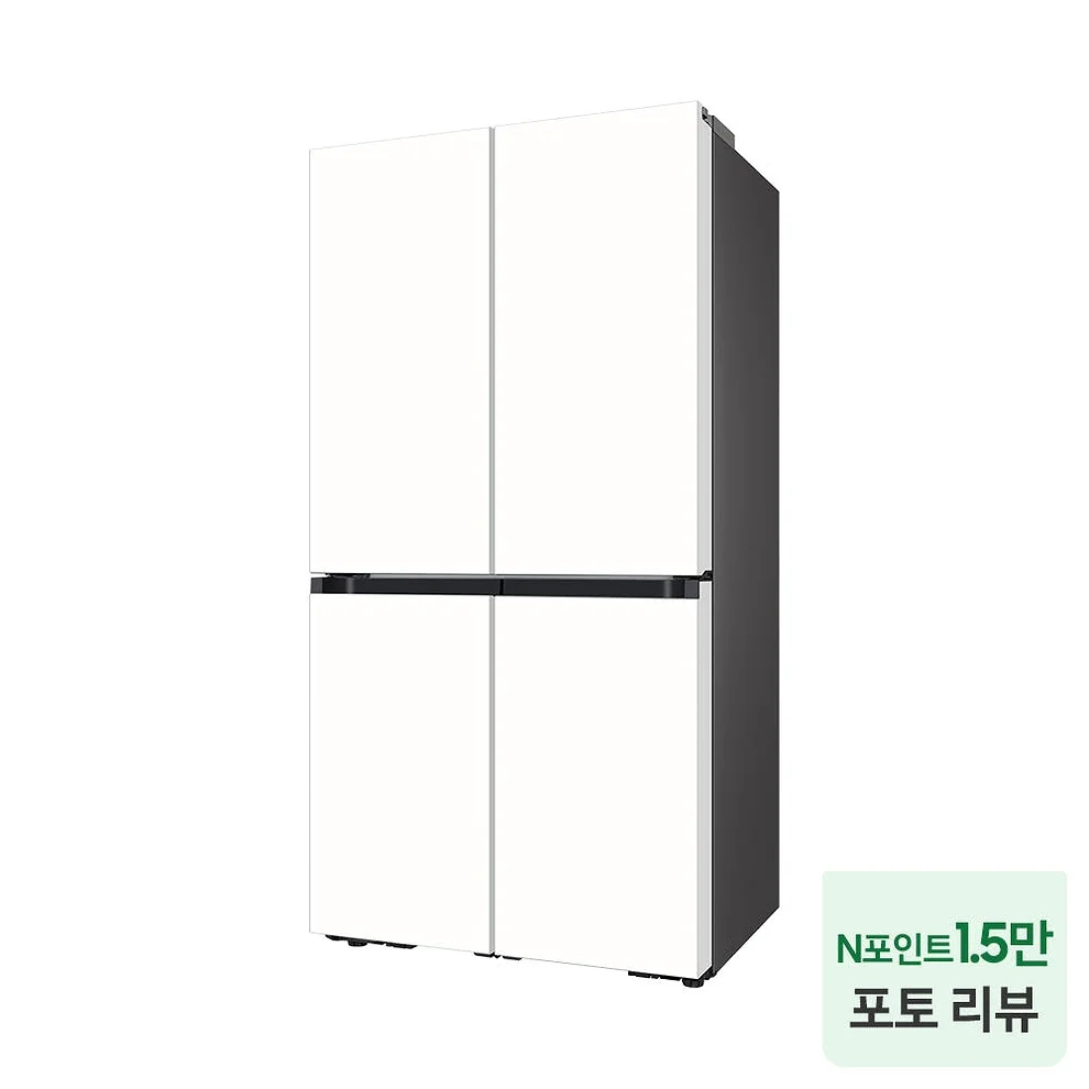 삼성 비스포크 AI 냉장고 4도어 905L 에센셜 화이트(RM70F90R2ZD) 상세 이미지 2