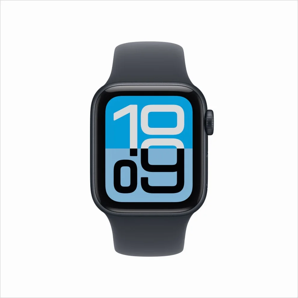 애플워치 SE 3 GPS 알루미늄 케이스 미드나이트, 40mm, 미드나이트 스포츠 밴드 (S/M) 상세 이미지 7