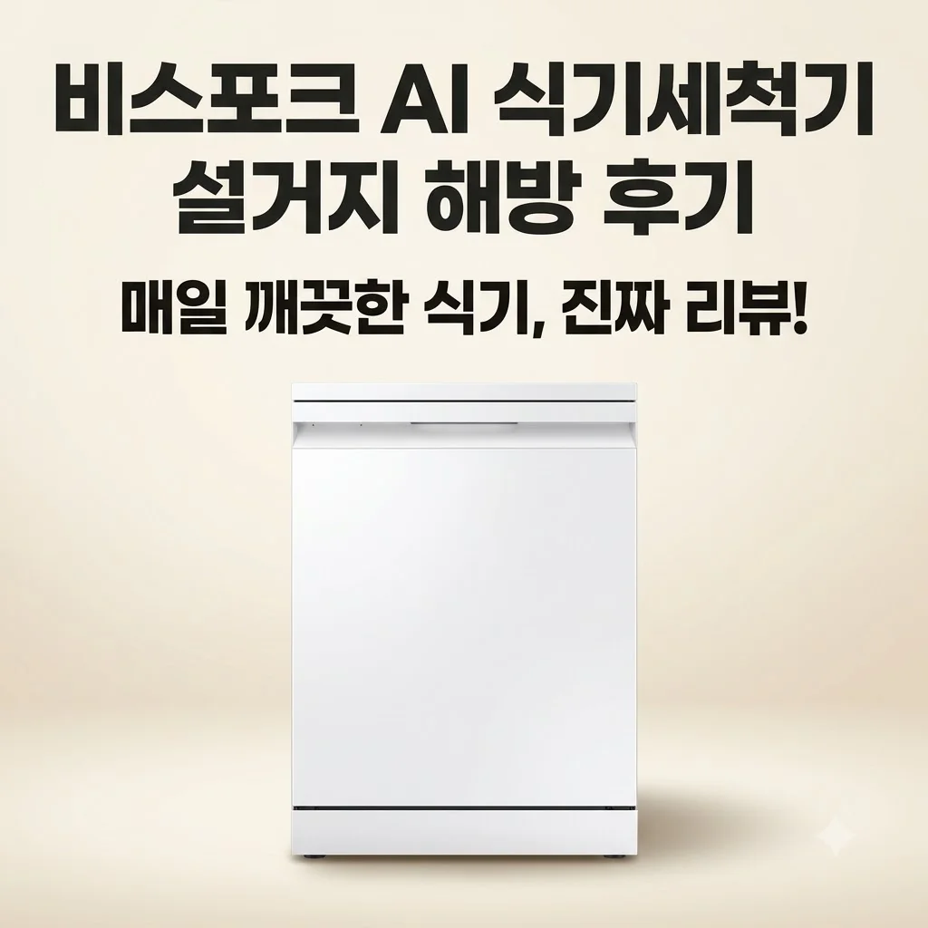 삼성 비스포크 AI 식기세척기 14인용 DW80F73Y1FEW 설거지 해방 후기