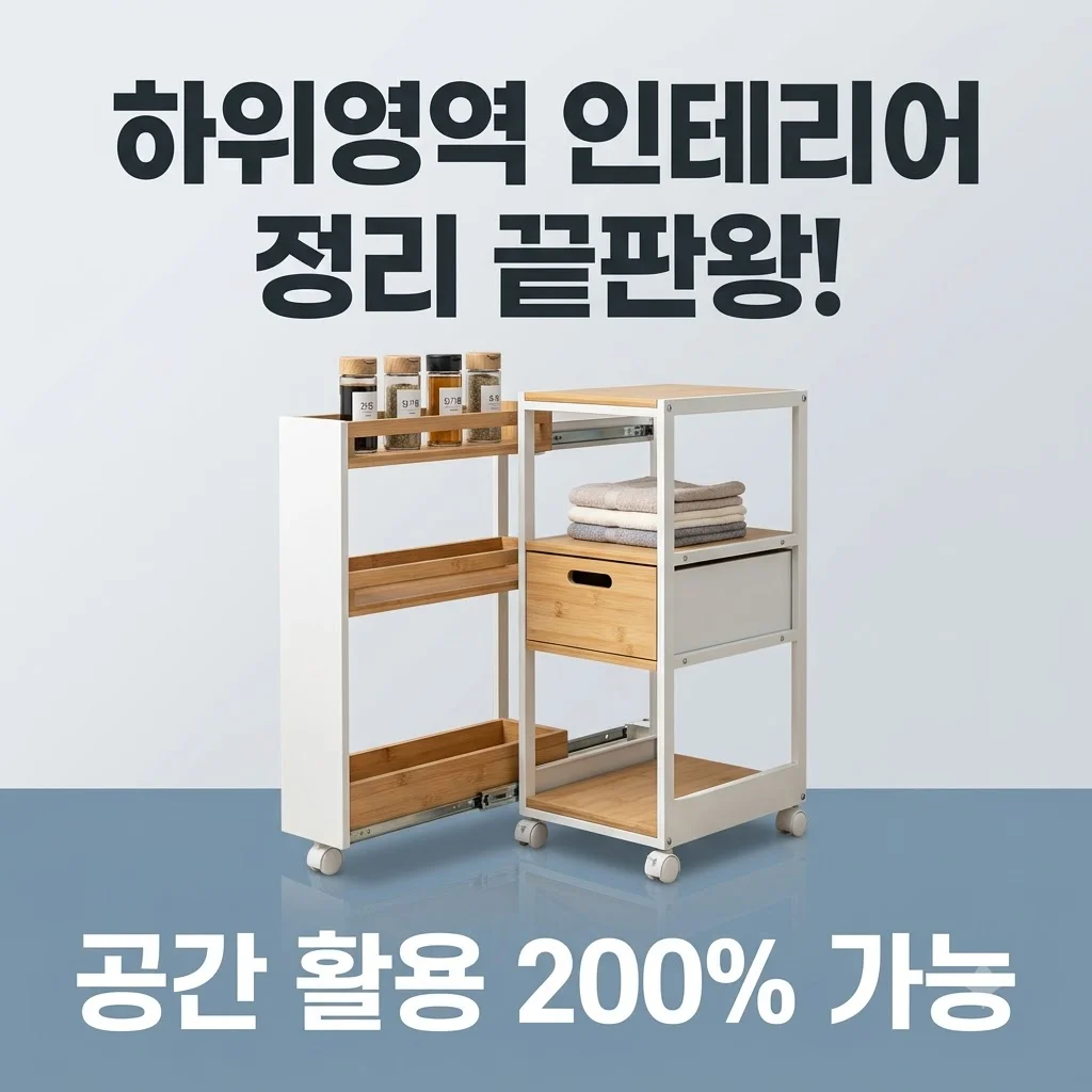 하위영역 인테리어 정리 끝판왕! 이거 하나면 공간 활용 200% 가능