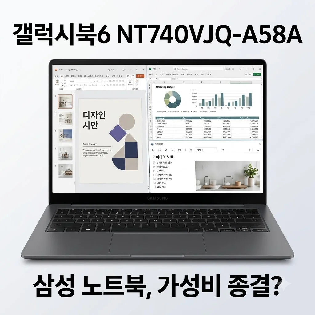 갤럭시북6 NT740VJQ-A58A 삼성 노트북, 런칭 혜택가로 가성비 종결?
