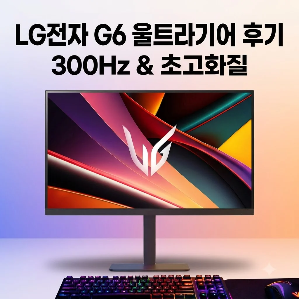 LG G6 울트라기어 27G640A 300Hz QHD 게이밍 모니터 후기