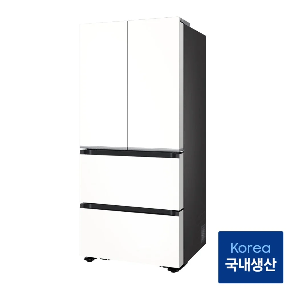 삼성 비스포크 AI 김치냉장고 프리스탠딩 스탠드형 4도어 490L 에센셜화이트 상세 이미지 2