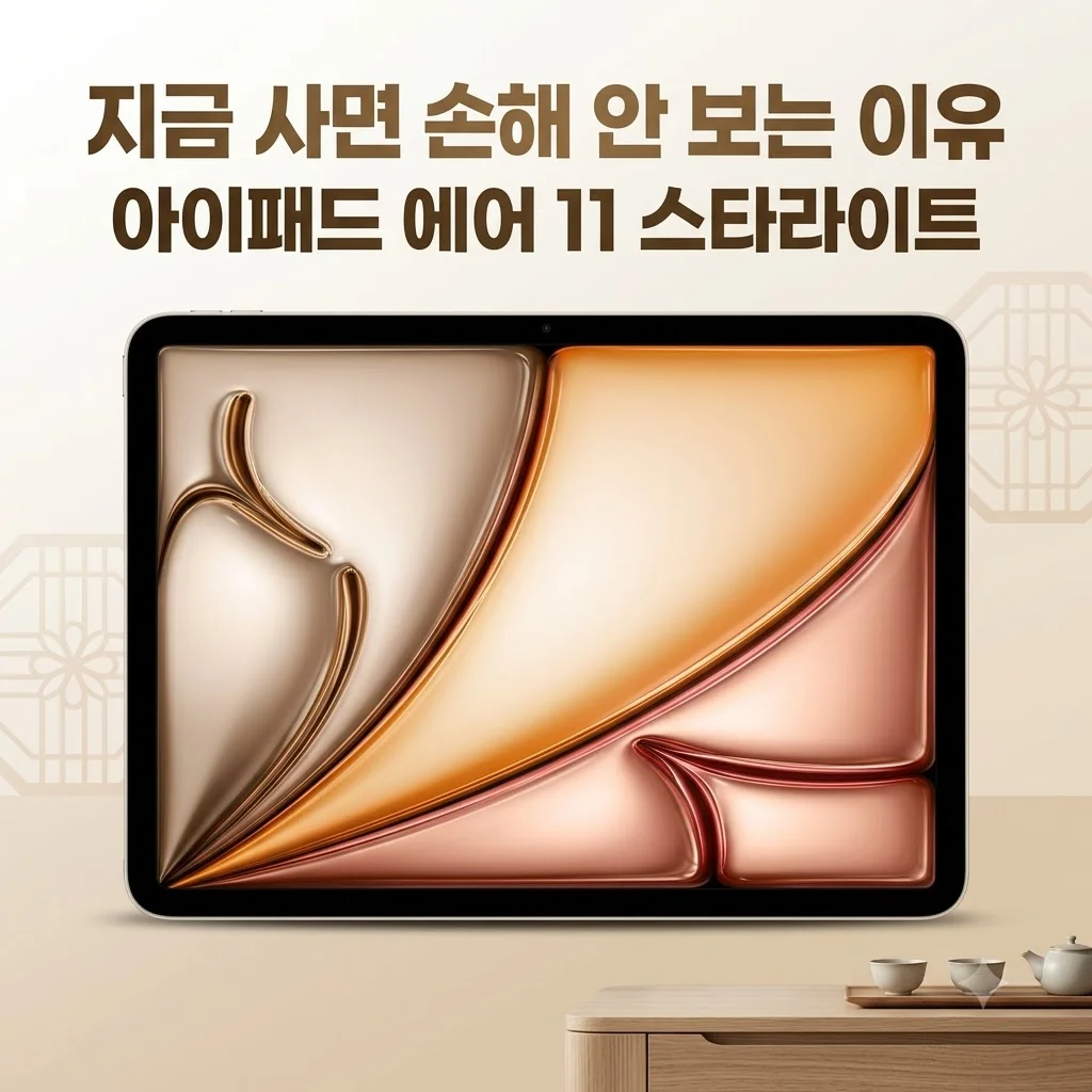 아이패드 에어 11 M4 256GB 스타라이트, 지금 사면 손해 안 보는 이유