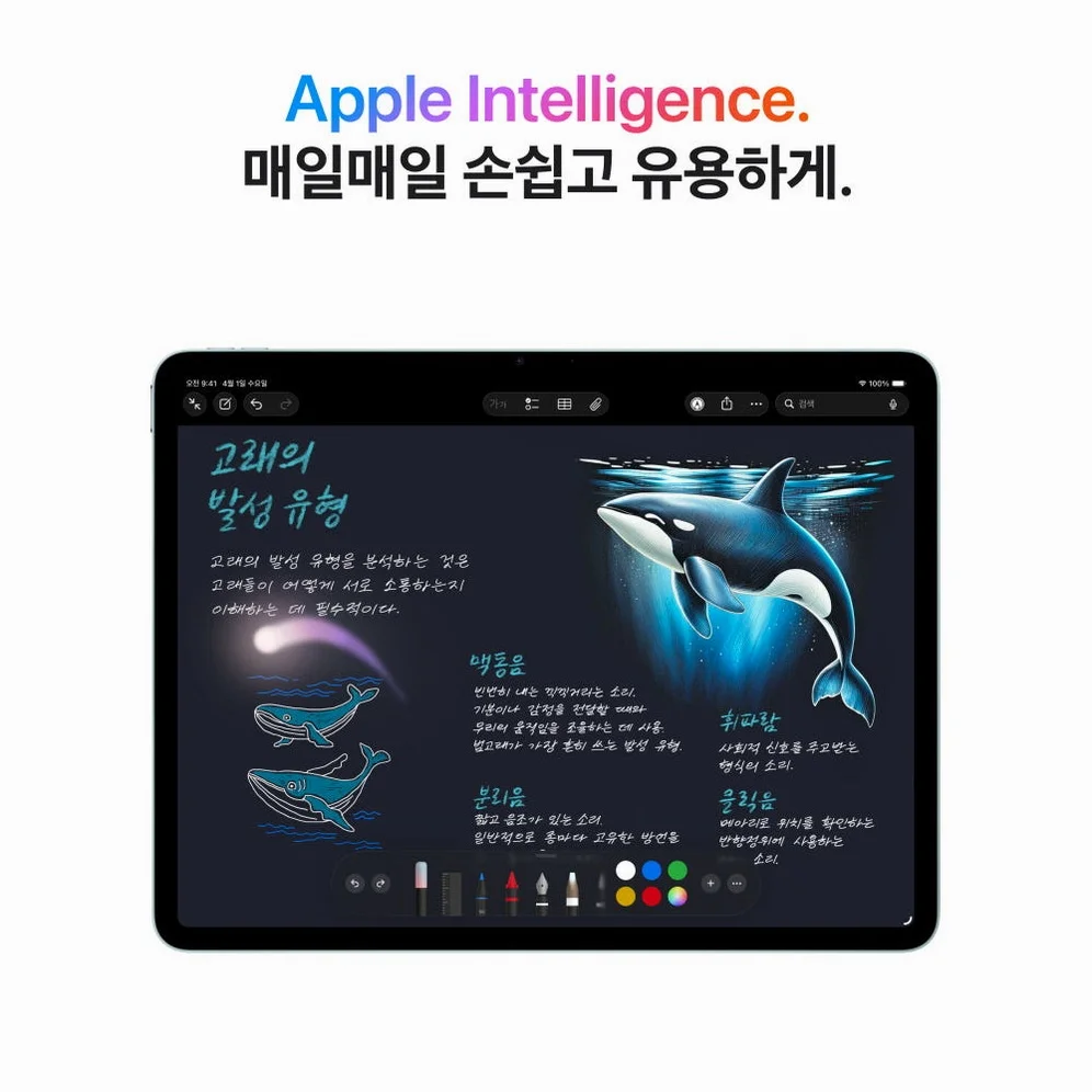 애플 아이패드 에어 11 M4 WiFi 스타라이트, 256GB, WiFi전용 상세 이미지 8