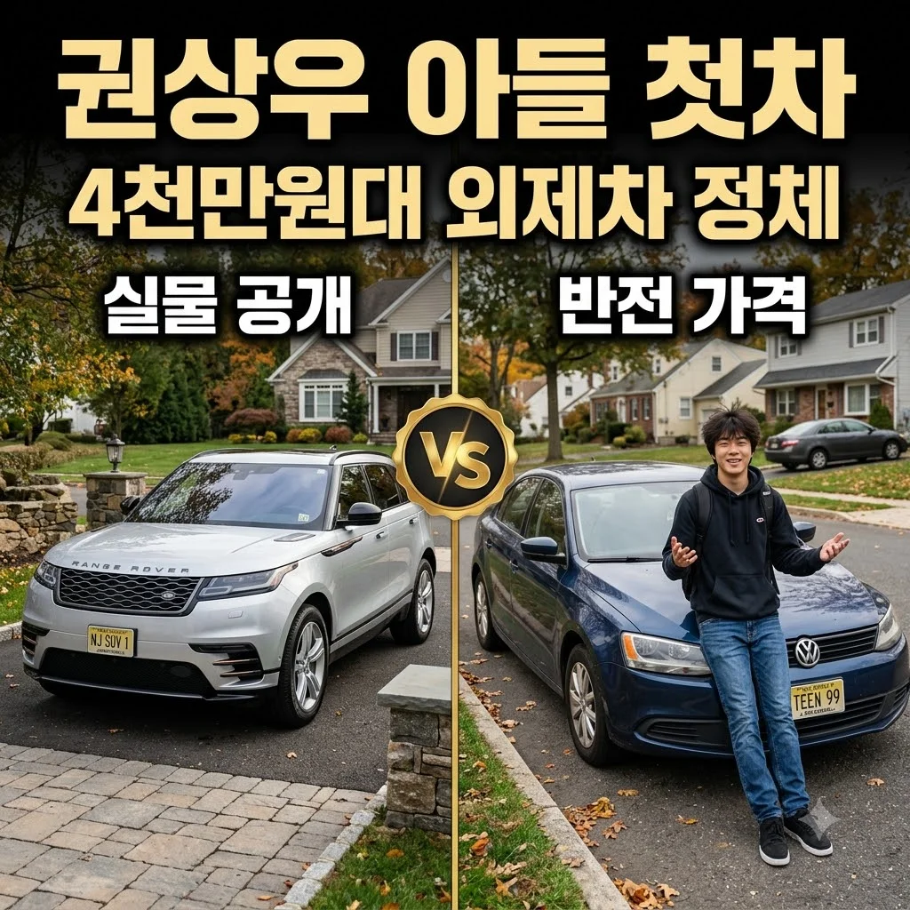 권상우 아들 외제차 운전 화제! 17살 룩희의 4천만원대 첫 차 정체는?