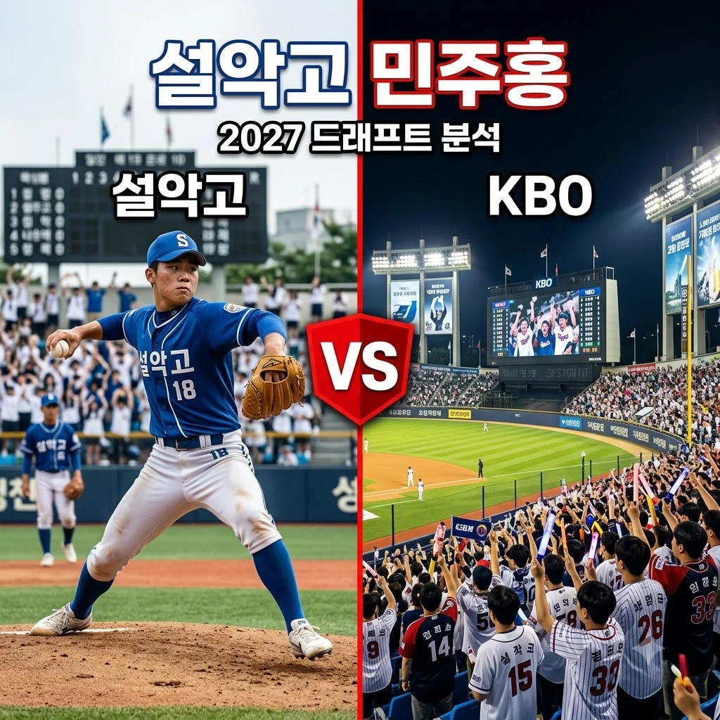설악고 민주홍 2027 KBO 신인 드래프트 1라운드 지명 확률 및 상세 분석