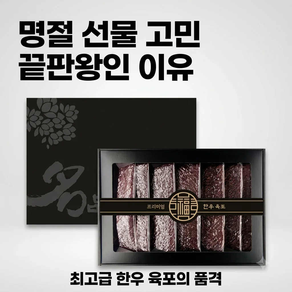 칸 프리미엄 수제 한우육포 선물세트, 명절 선물 고민 끝판왕인 이유