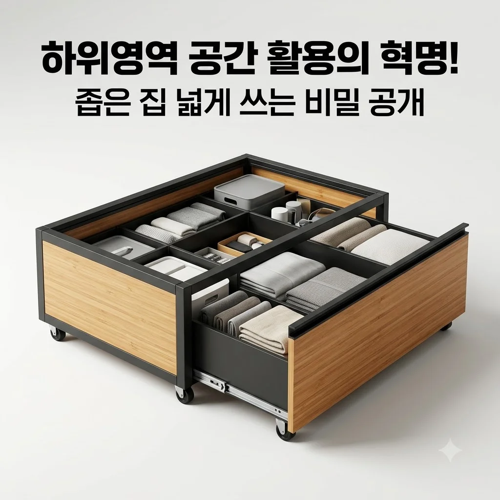 하위영역 공간 활용의 혁명! 좁은 집 넓게 쓰는 비밀 공개