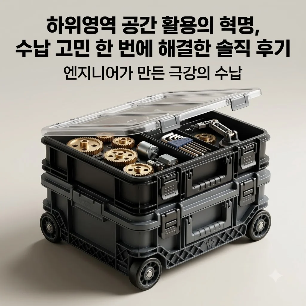 하위영역 공간 활용의 혁명, 수납 고민 한 번에 해결한 솔직 후기