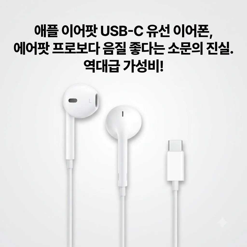 애플 이어팟 USB-C 유선 이어폰, 에어팟 프로보다 음질 좋다는 소문의 진실