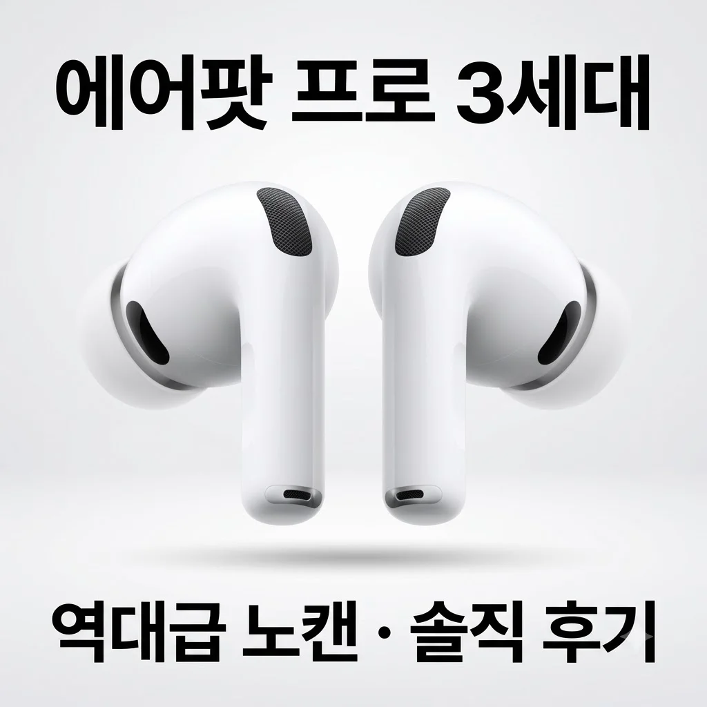 에어팟 프로 3세대 애플 무선 이어폰, 역대급 노캔과 음질 직접 써본 솔직 후기
