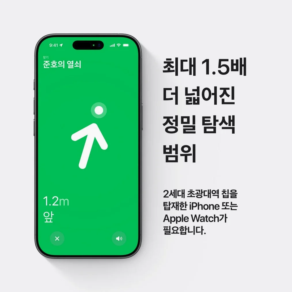 애플 에어태그 2세대 1개 팩 MFE94KH/A 상세 이미지 4