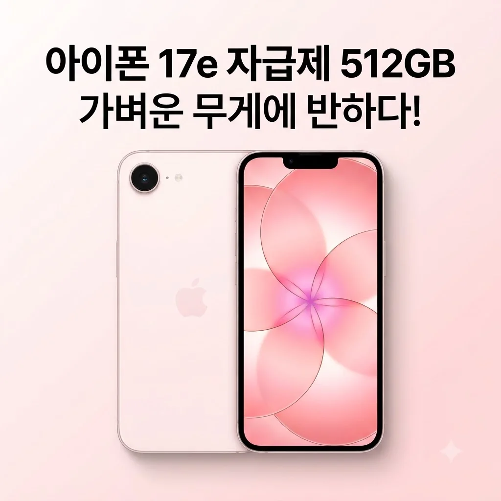 아이폰 17e 자급제 512GB 소프트 핑크, 가벼운 무게에 반해버린 솔직 후기